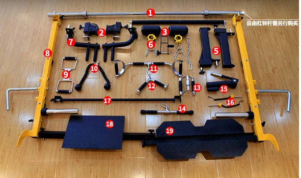 
commercial use fitness equipment sport machine Functional Trainer Smith Machine XRN1003 
