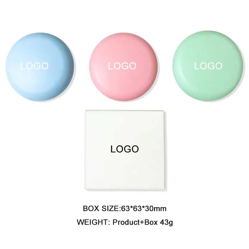 LS29 OEM Round Shape 3 color blush palette  Single Face Blusher cream and powder Vegan Makeup Blush custom With Your Logo