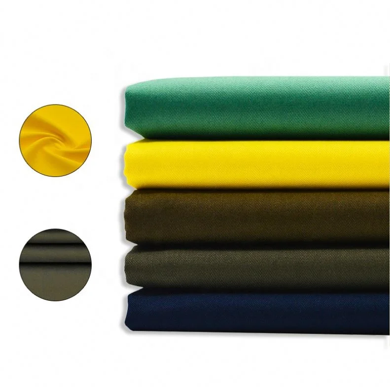 Fireproof Fabric for Welding Industrial Flame Retardant Fabric Shirt Fabric Woven 100% Cotton Plain Dyed Twill Umbrella Drill