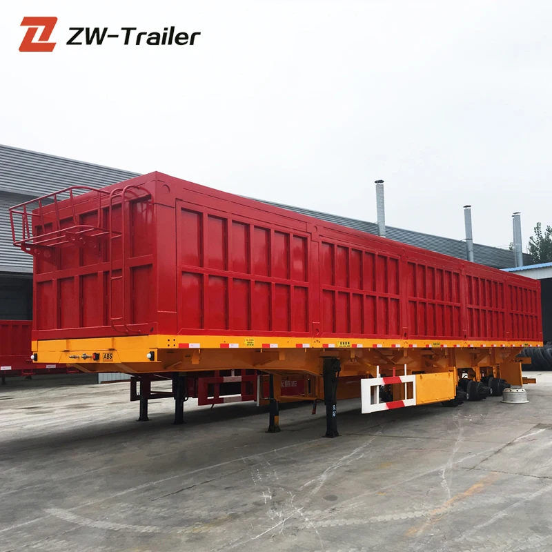 Best Selling 3 Axles 13m 60Ton customized Enclosed Cargo Van Box Truck Trailer