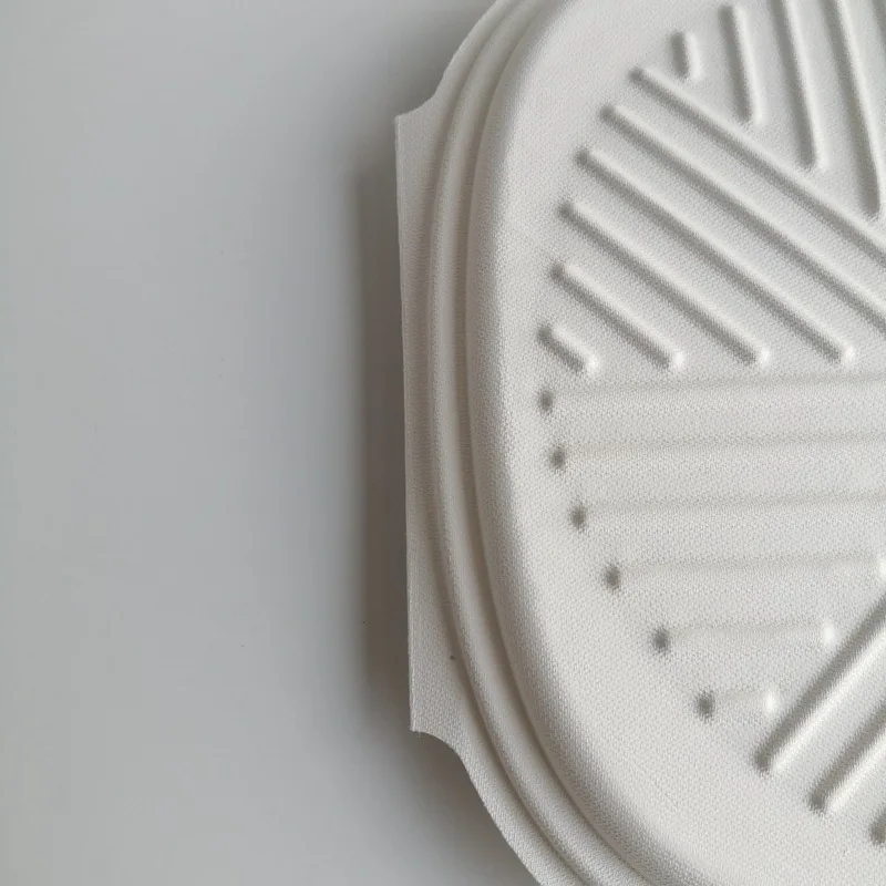 Wholesale sugarcane bagasse 12 inch round pizza box takeaway pulp pizza box white mini pizza boxes for sale