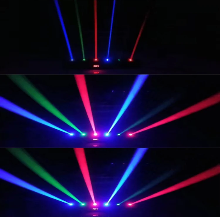HR 6 eyes 3 color  500mw moving head laser light rgb dj laser linear beam bar stage lighting
