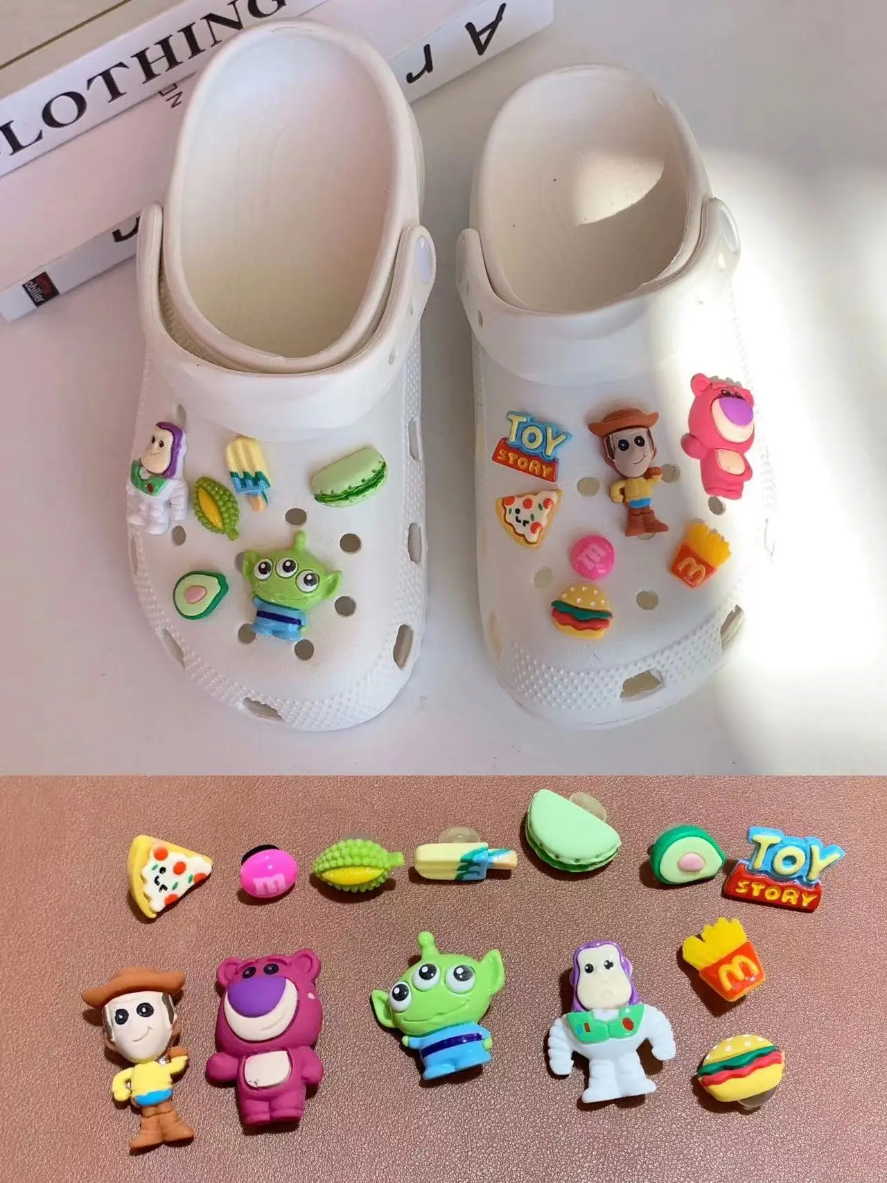 2024 2023 new custom designer pvc decoration personalisation design regular custom shoe charms