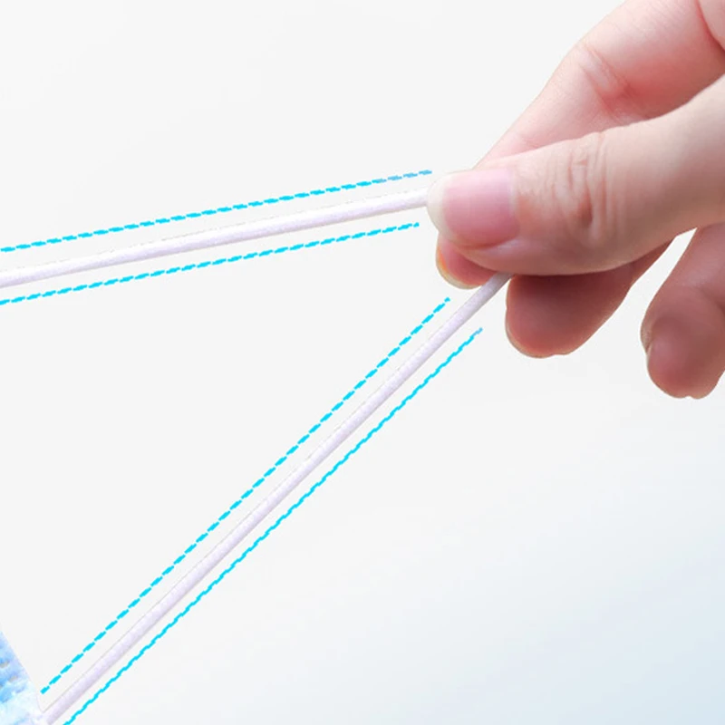  Цветная 3-слойная одноразовая Нетканая защитная маска для лица с принтом