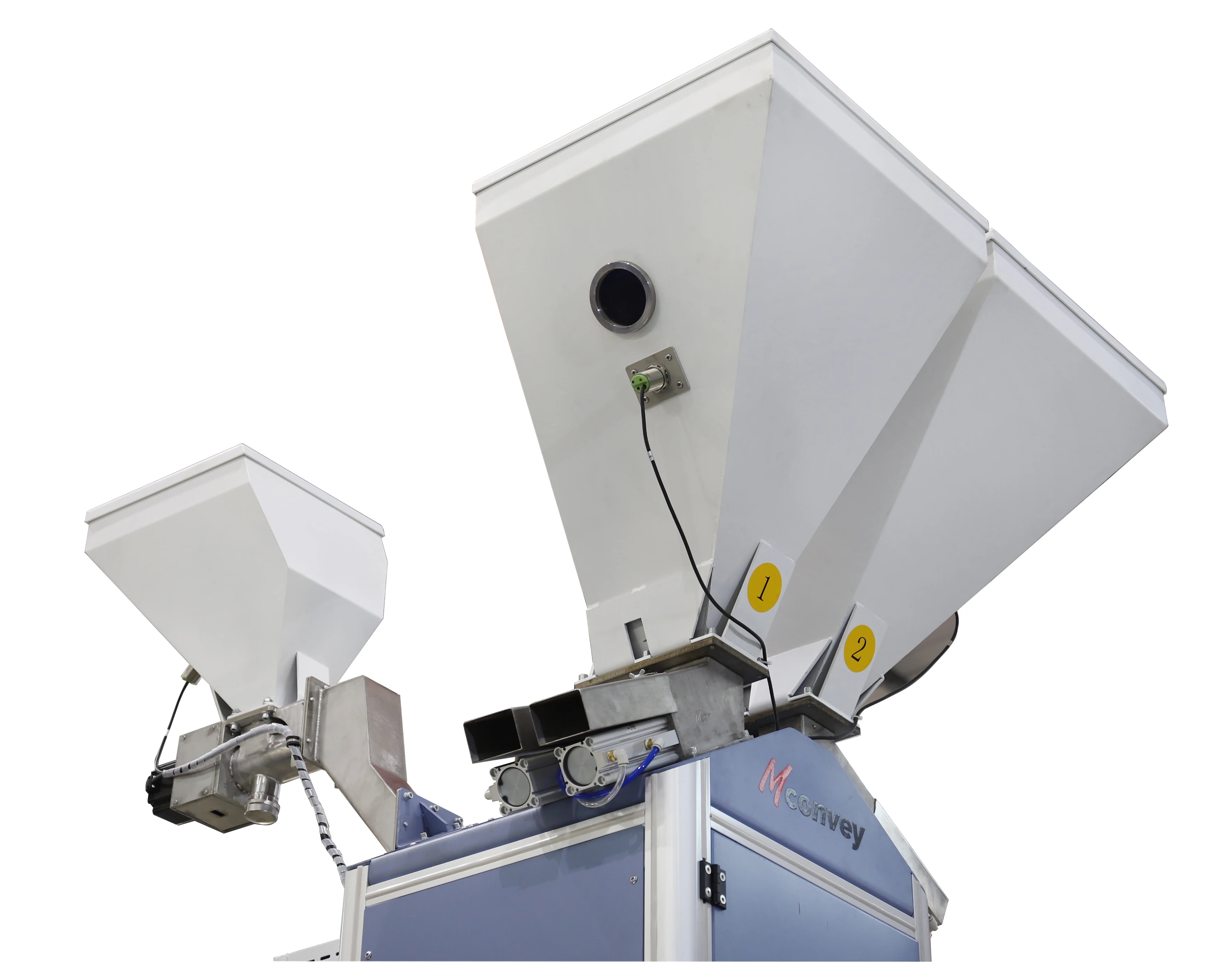 Вертикальный ПЭ полипропиленовый пластиковый винтовой смеситель большой емкости сырье пластиковые гранулы смешивание гравиметрические блендеры