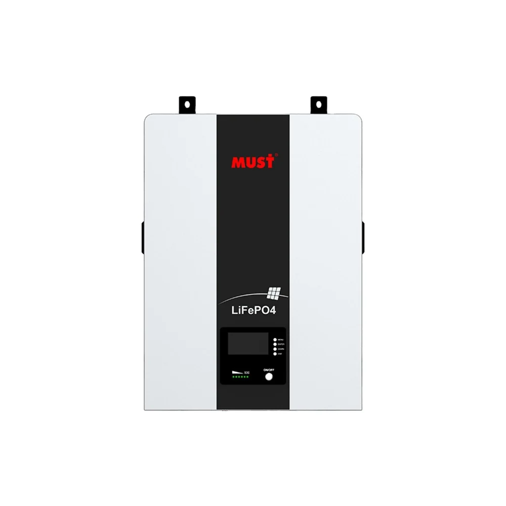 MUST LP1600 long service life 5kwh 10kwh battery pack for energy storage Lifepo4 Li-ion 51.2V Mount Wall-Mount Lithium Battery
