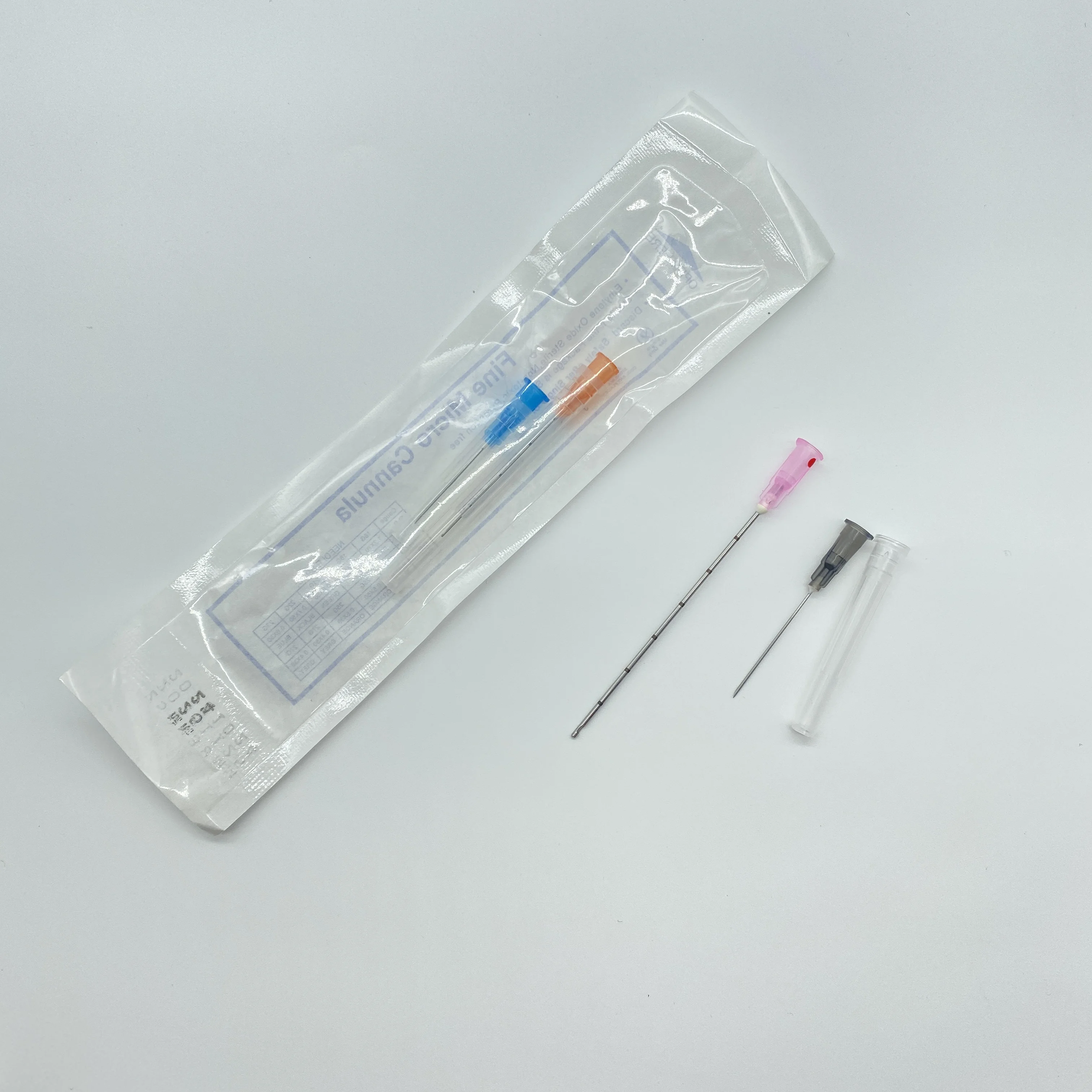 CE Beauty Manufacturer Disposable Stainless Steel 18g 23g 25g 27g Micro Blunt Tip Cannula Needle with Filter