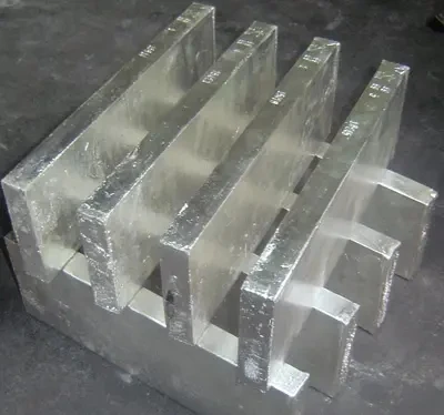 Excellent Quality Raw Material High Purity 99.9999% Customized Bismuth Metal Ingot