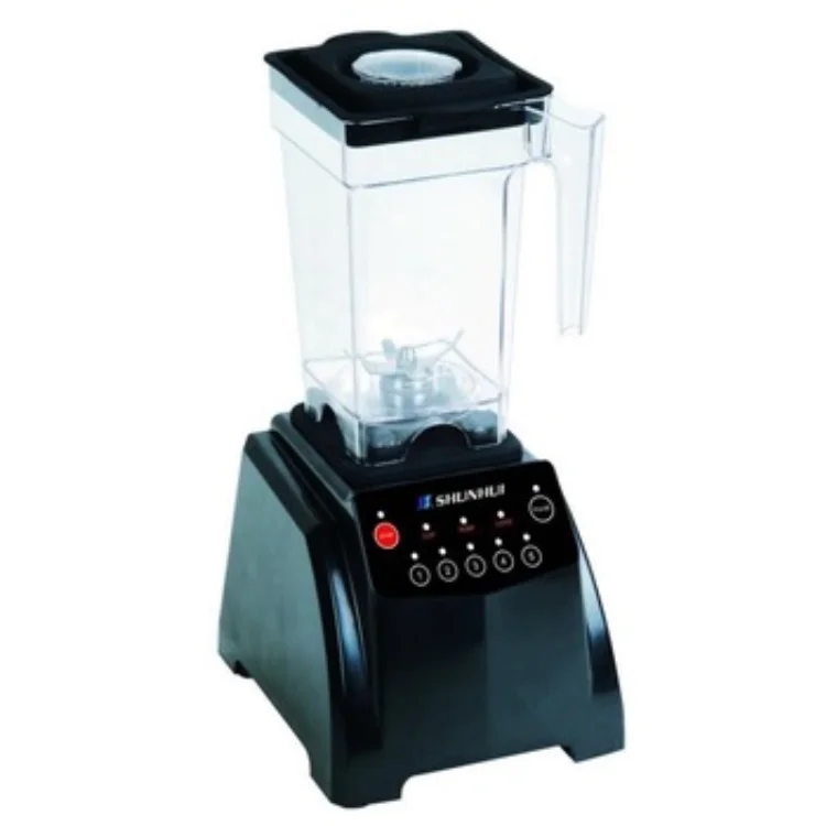 Professional use powerful 800W 1500ml 18000rpm six speeds PC jar double bearing ice crusher commercial blender