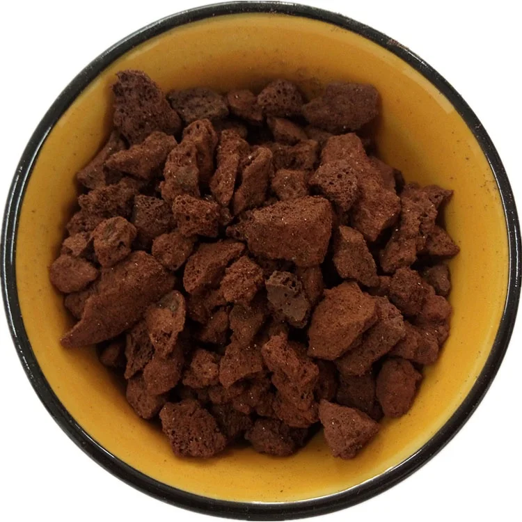 Fishpond filter volcanic rock paving landscape landscaping black volcanic stone filter material