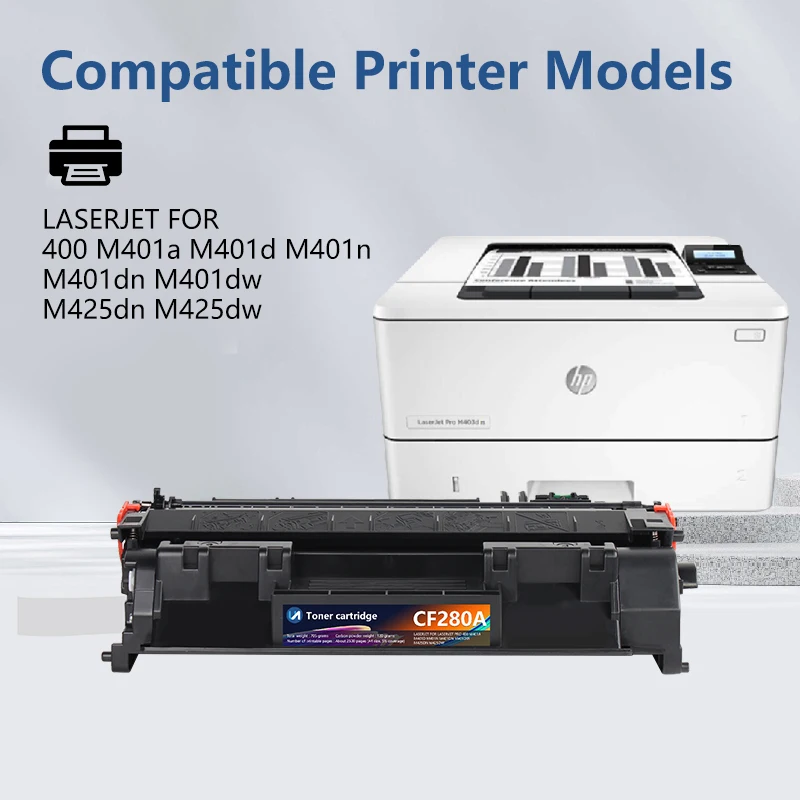 CF280a для картриджа с тонером hp подходит лазерного принтера M401dne M401dw M425dn M425dw M401n M401dn Pro 400 M401a M401d