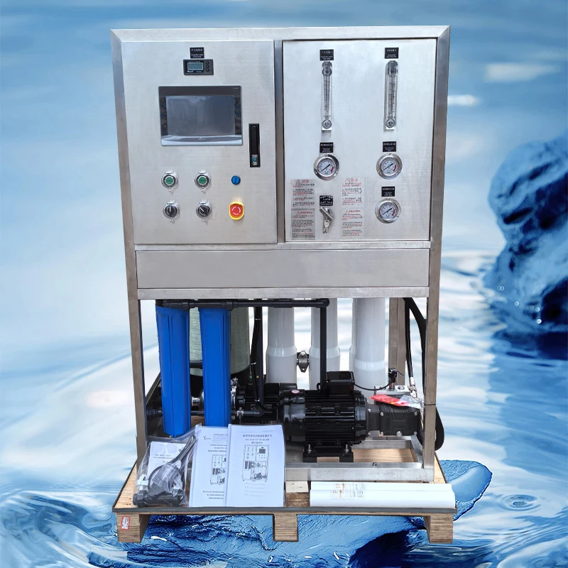 Sea water treatment machinery ro plant manufacturer 98% desalination rate salt filtration water machine purification
