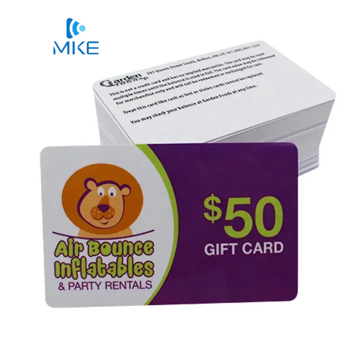 luxury gift embossed texts information business plastic pvc cards