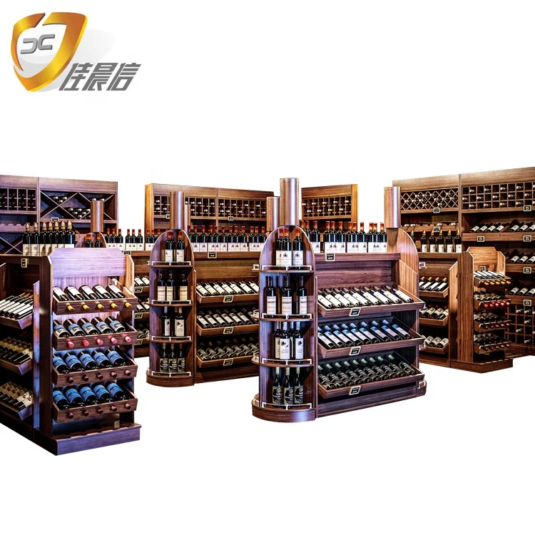 High-end Cherry Wood Wine Cabinet Wood Wine Shelf Wine Rack For Sale