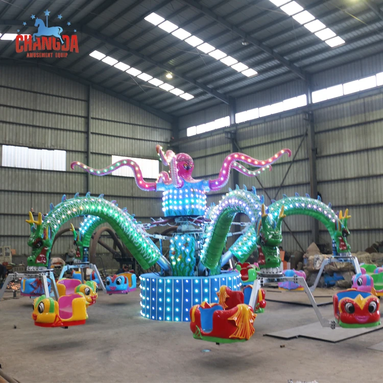 30 Seats Amusement Rides Big Rotary Octopus Amusement Park Rides
