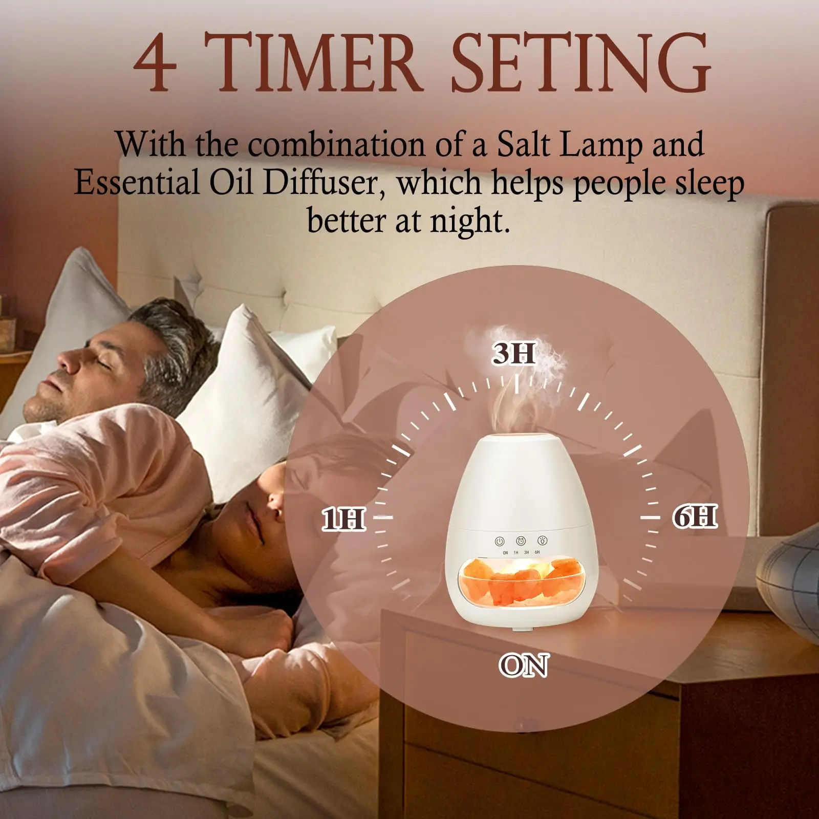 LED Flame Humidifier Diffuser Ultrasonic Cool Mist Maker Fogger Oil Diffuser Flame Lamp