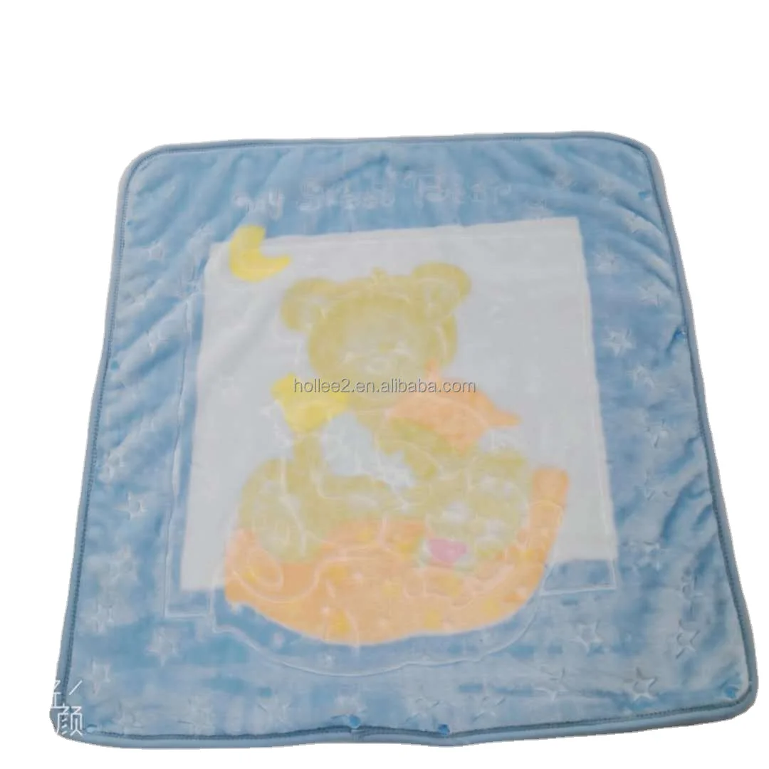 High quality fashion soft baby sac baby blanket with embossing newborn popular baby swaddle blanket new arrivals
