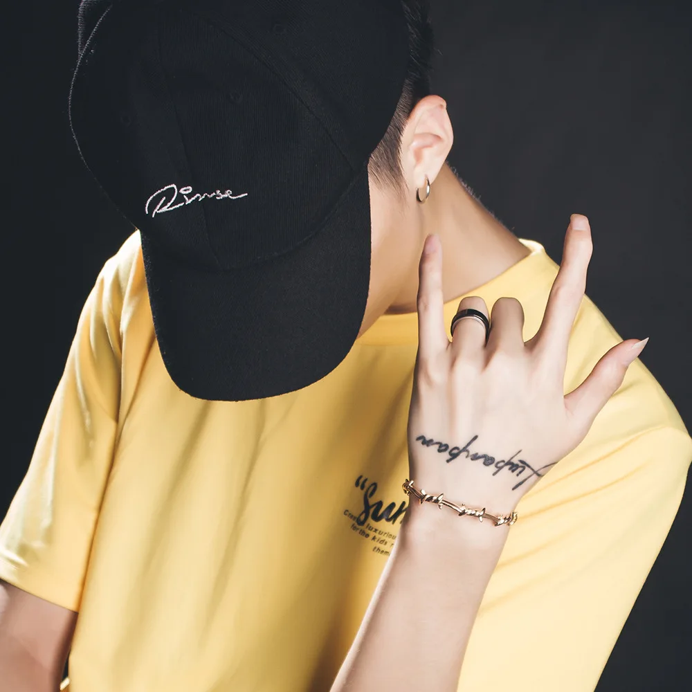 Duyizhao personality hip hop stainless steel open bangle gold fashion thorn men women adjustable bracelet jewelry wholesale