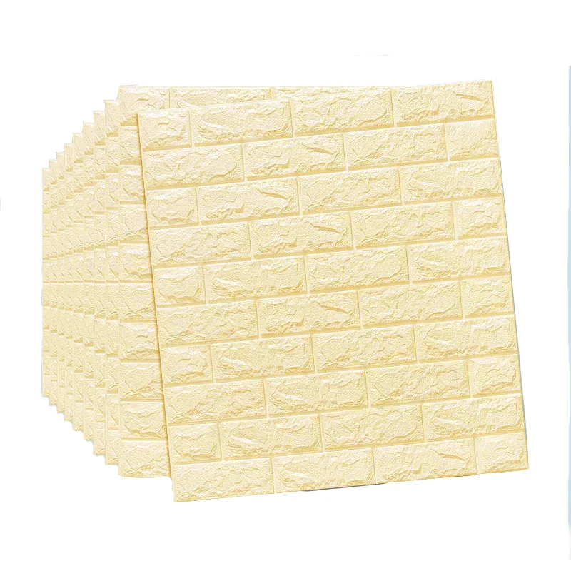 3d tile brick wall sticker self-adhesive background waterproof wallpaper for bedroom walls
