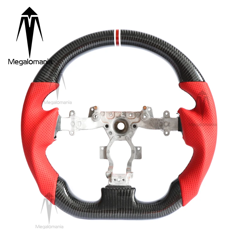 Customize Forged Carbon Fiber Alcantara Steering Wheel For Nissan GTR R35 370Z Z34 350Z Patrol Armada Y62 Steering Wheel