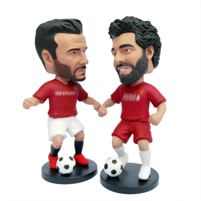 Bobble Head Custom Resin Crafts Soccer Football Player Bobblehead Doll Figurines For Athlete Souvenirs