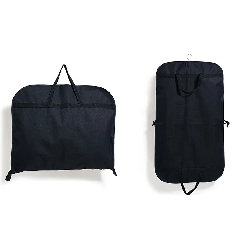 Garment Travel and Storage Non-woven Fabric Garment Bag with Zipper Handles for Folding for Suits Custom Garment Bags Wholesale