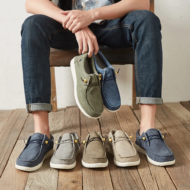Dude Loafer Custom Men Boat Fashion Sneakers Casual Walking Style Shoes for Men