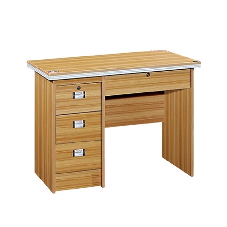 Home office furniture mdf l shape executive computer desk large desktop office computer table with drawers