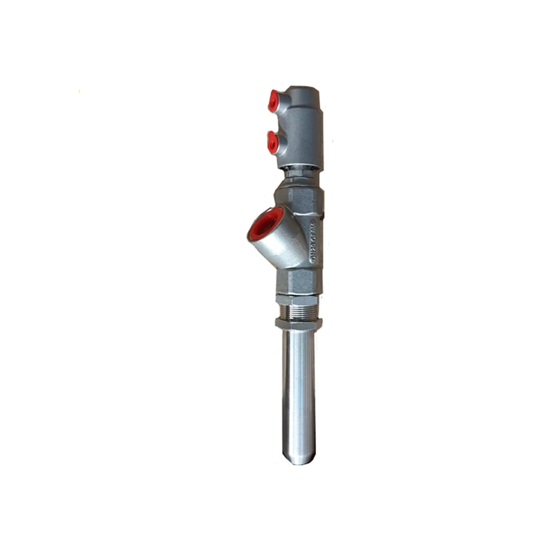 
DN15 stainless steel pneumatic filling nozzle valve with long filling machine 