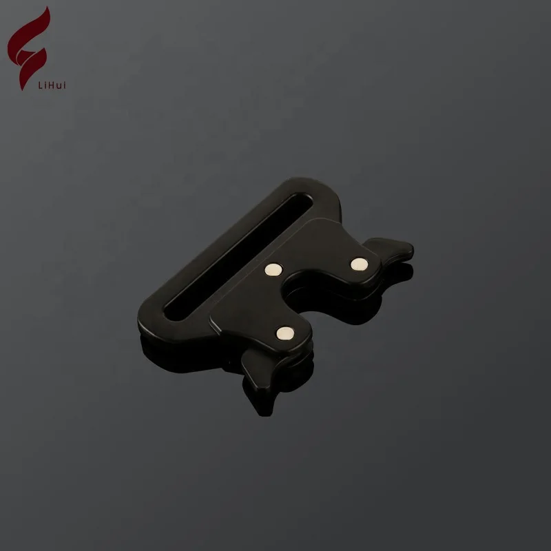 Lihui Factory Outlet Snap Fastener Clasp Metal Buckle Side Release Automatic Surcingle Buckle For Shoulder Strap Backpack