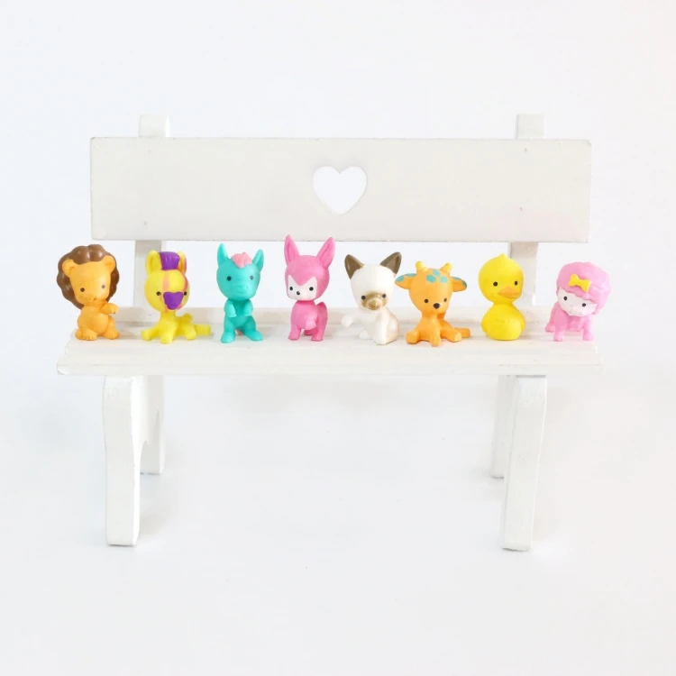 QX119 Cartoon Doll Egg Plastic Cheap Mini Toys For Empty Capsule