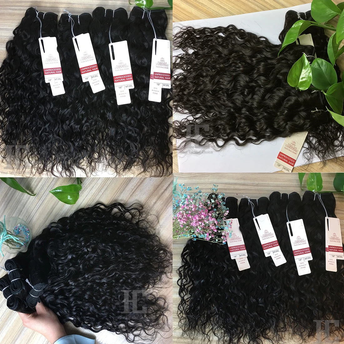 Water Wave Bundles With Closure Brazilian Hair Weave Bundles With Closure Remy Human Hair 3 Bundles With Frontal