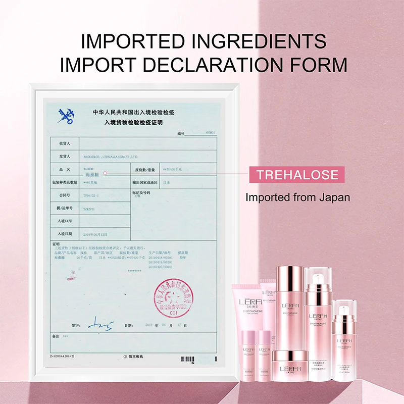 Beauty Skin Care Ergothioneine Matsutake Tuber Magnatum Lightening Firming Serum Skin Care Set