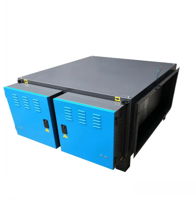 Industrial chimney smoke air cleaner coffee roaster afterburner electrostatic filter