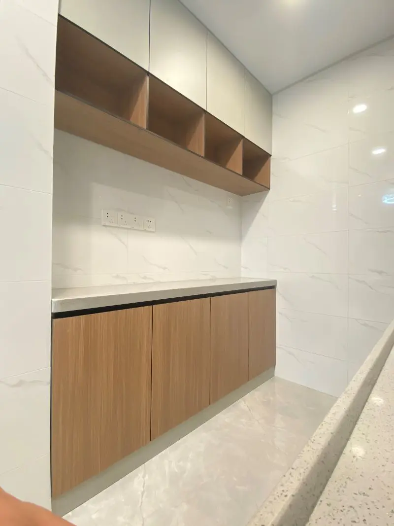 Patient beside cabinet HPL Furniture  12mm fireproof compact laminate household bookshelf wall mounted cabine