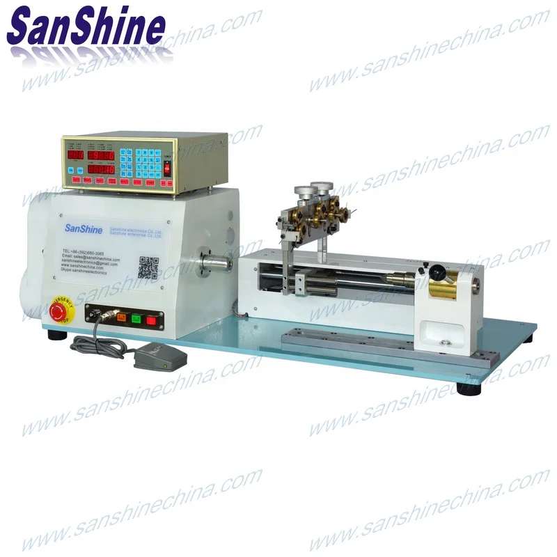 
Single spindle CNC precision automatic high torsion long traverse length flat wire coil winding machine 