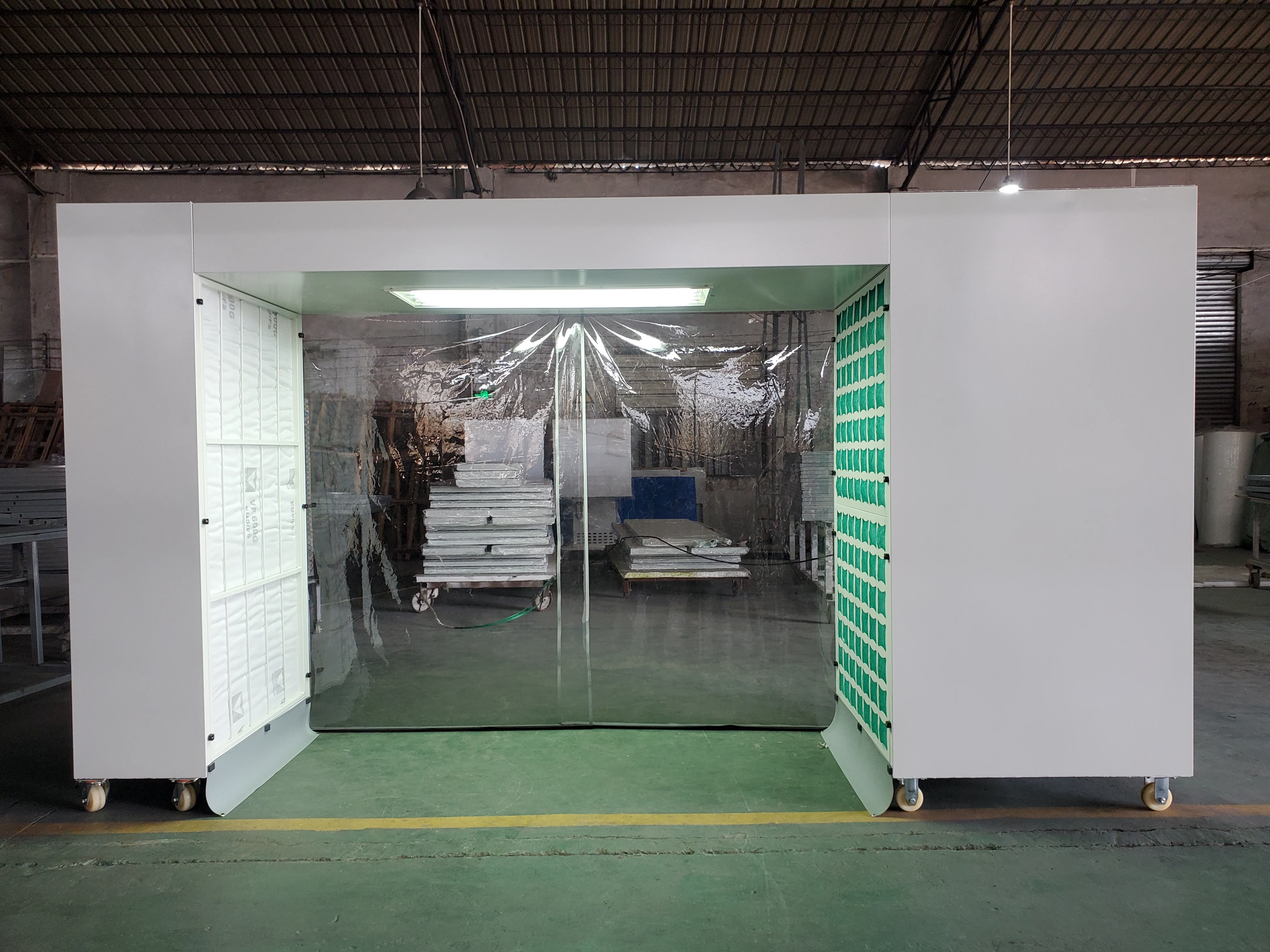 2022 hot sale Mobile Prep Station Dust Filter Booth For Car Paint Spray