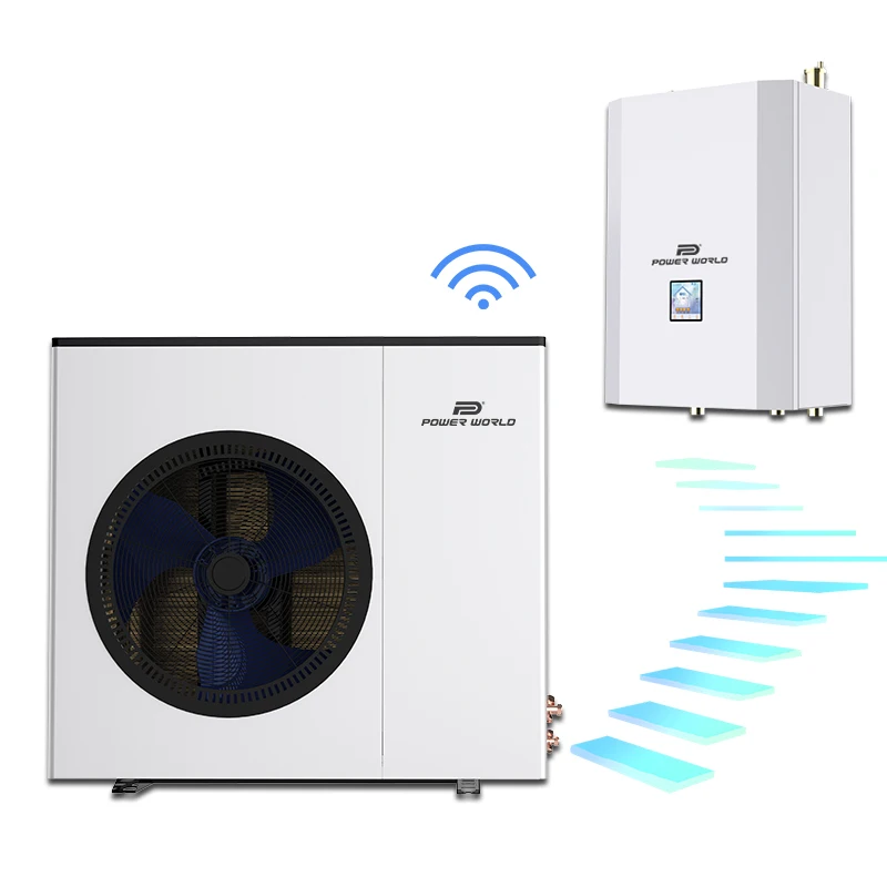 -30C degree area special EVI heat pump air source split system heat pump for heating cooling dhw