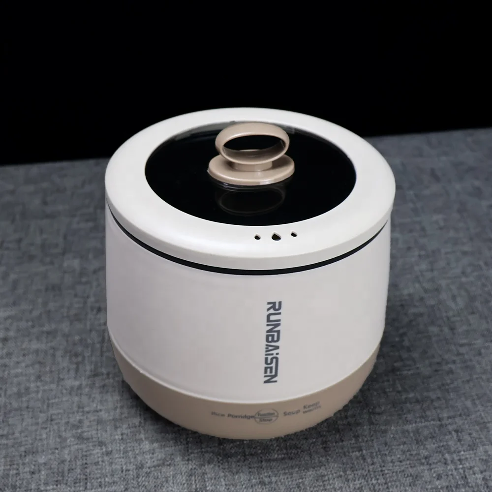 US Plug 1.6L Mini Multi-Functional Non-Stick Rice Cooker Stainless steel non-stick liner PP housing Suitable for kitchen
