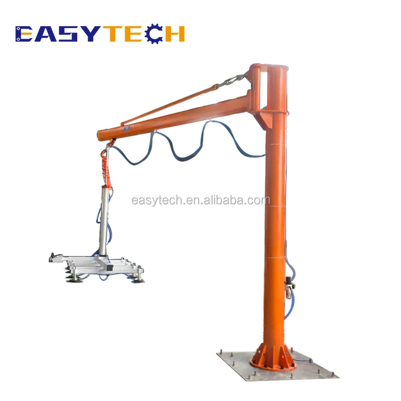 300kg Jib Crane type vacuum lifter for workshop loading lifting sheet metal MDF plate