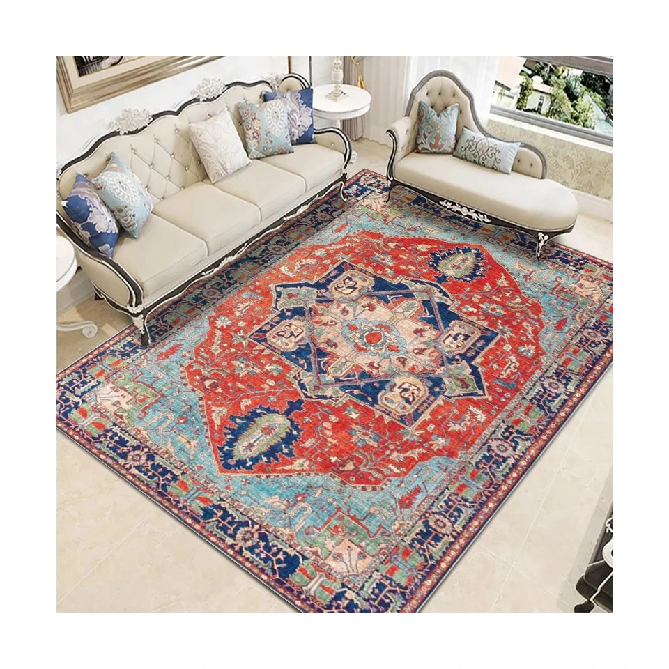 Large Nordic Turkish Arabic Living room carpet printing acrylic area rug antique persian carpet in China