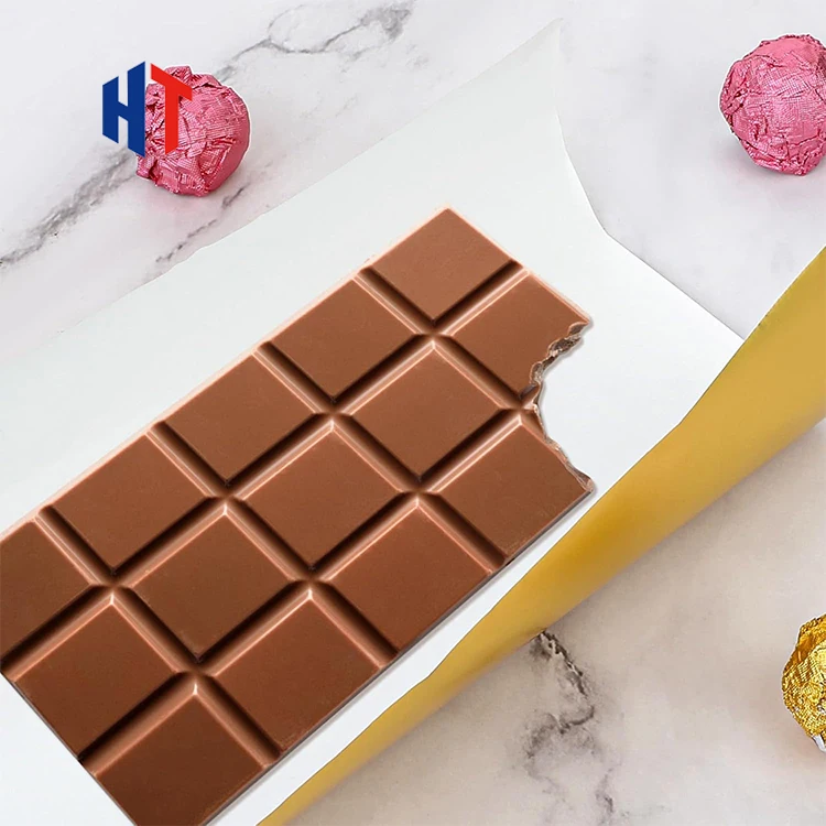 Chocolate Candy Wrapper Color Square Aluminum Foil Paper