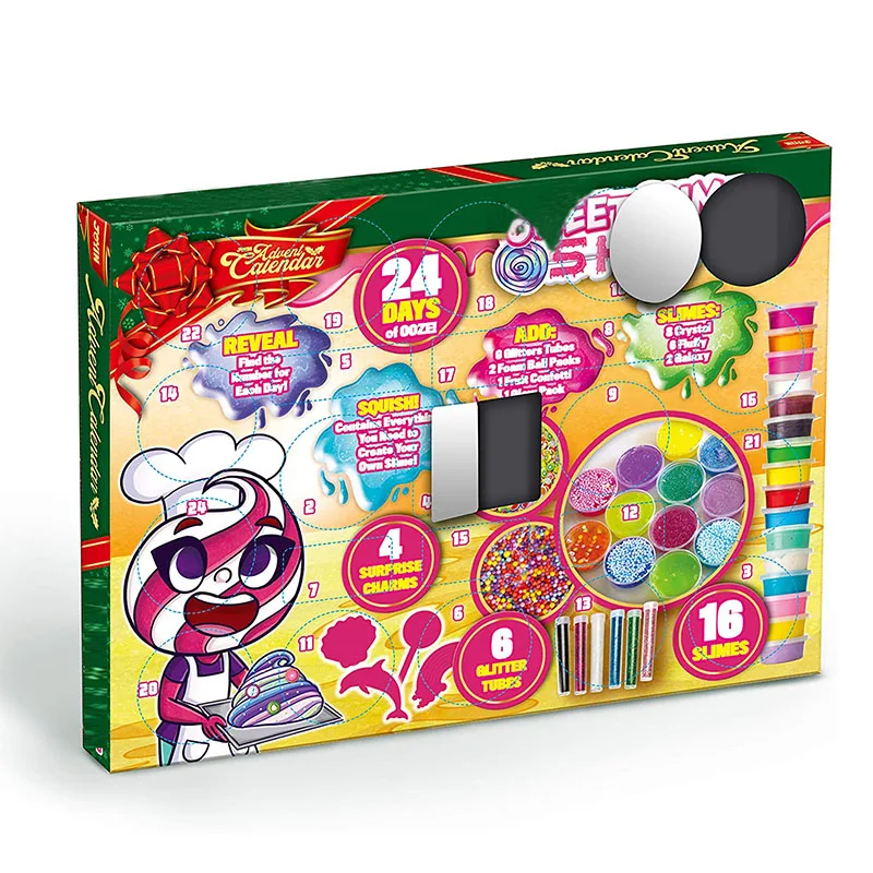 Mini Sensory Fidget Toys Set Countdown pops it Christmas Advent Calendar with 25 Different Xmas Relieves Stress Anxiety Gifts