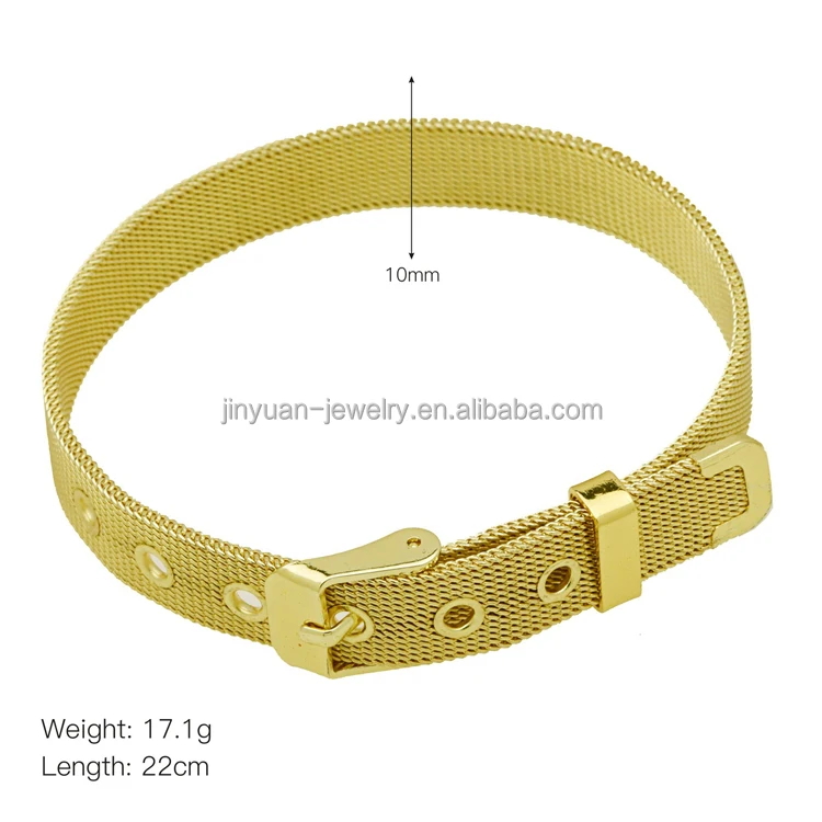 Jinyuan Brass Luxury Personalised Name Designer Diy Initial Letters Watch Band Bracelets