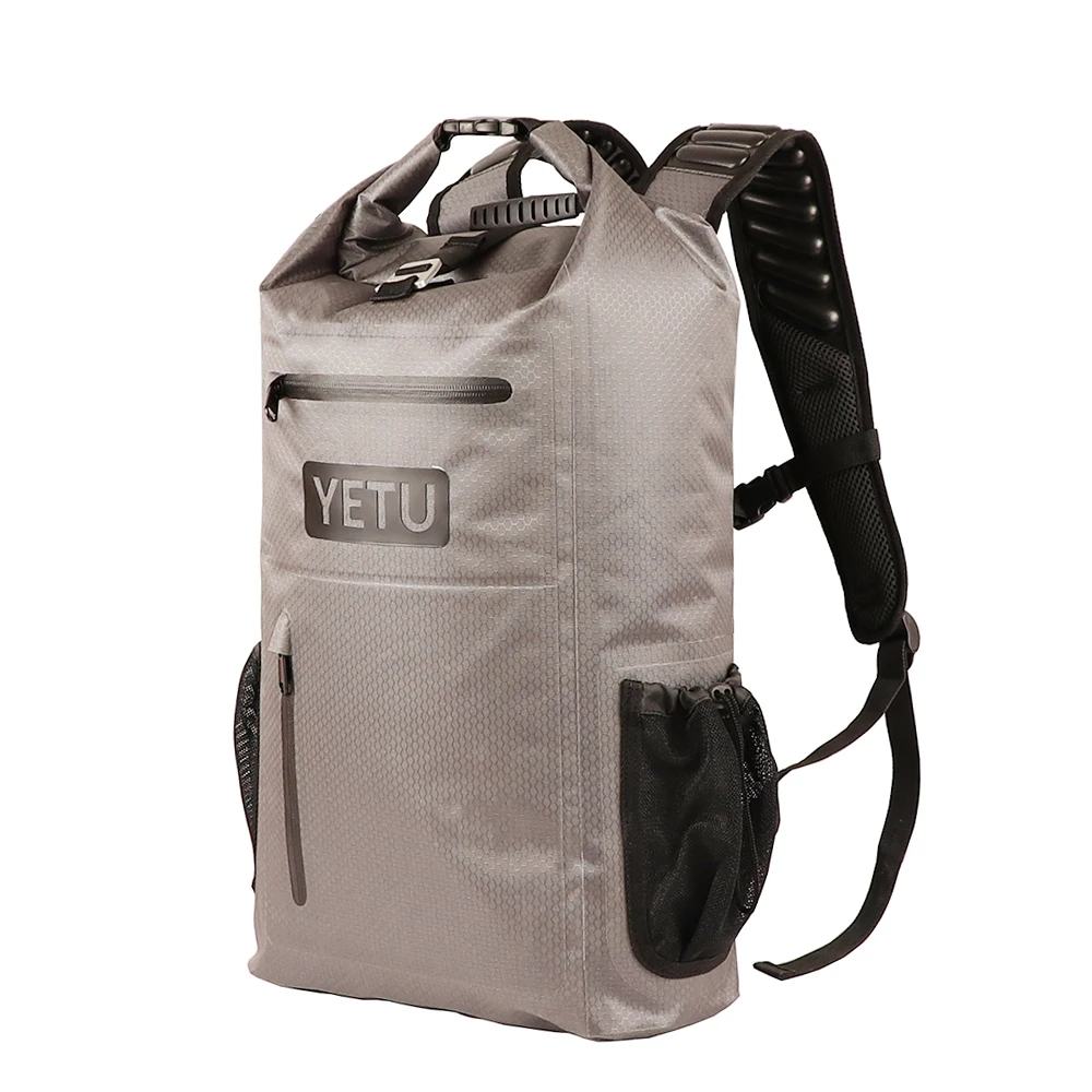 Hot Sell Custom Logo Nylon Ripstop 420D/PU+TPU Sport Hiking Waterproof Dry Bag