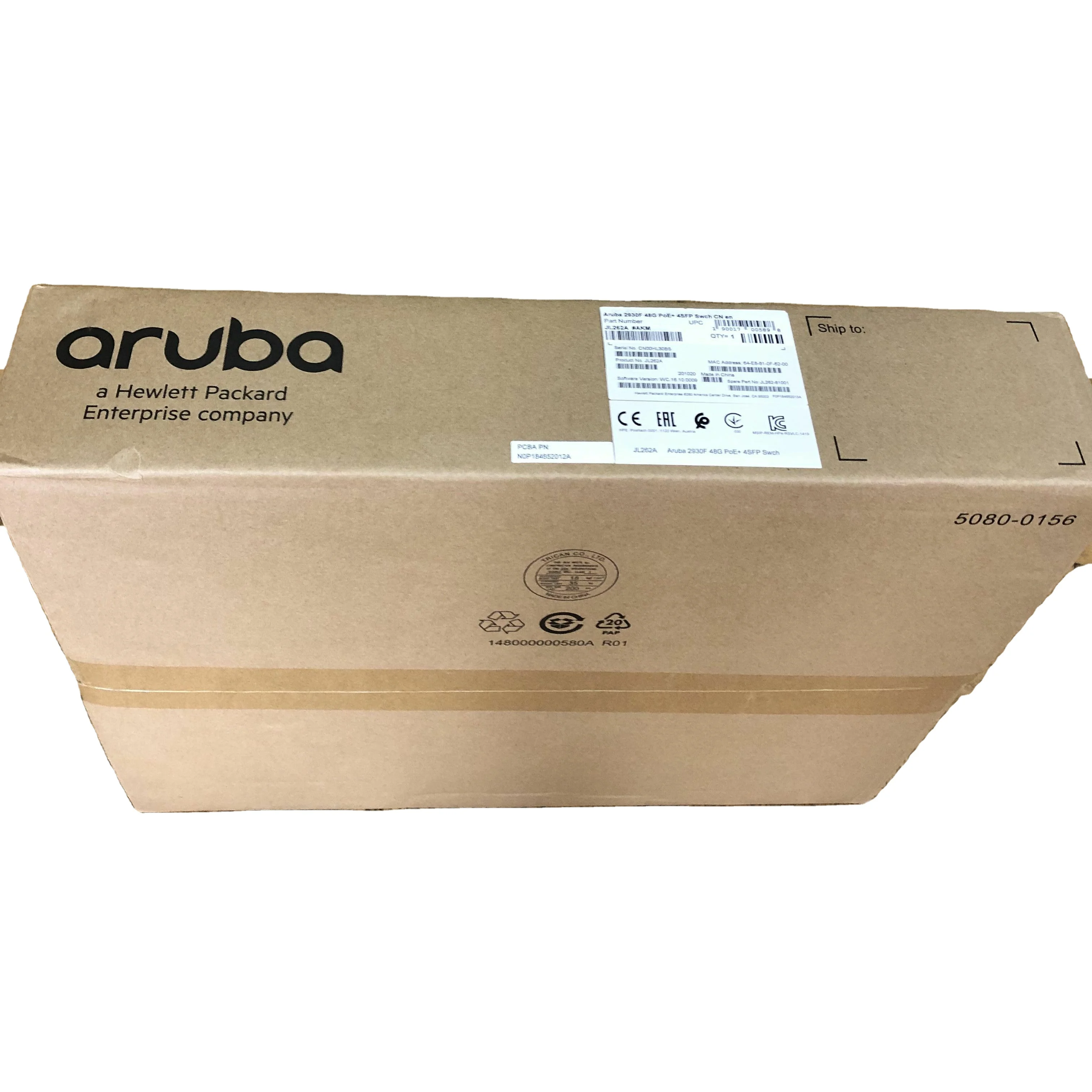 New Original Aruba 1960 series 12 port POE switch JL805A