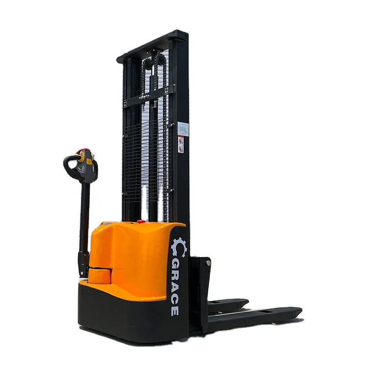 Электронный штабелеукладчик, гидравлический подъемник, ручной поддон, цена, полностью автоматический штабелеукладчик, заводской вилочный погрузчик 1000 кг