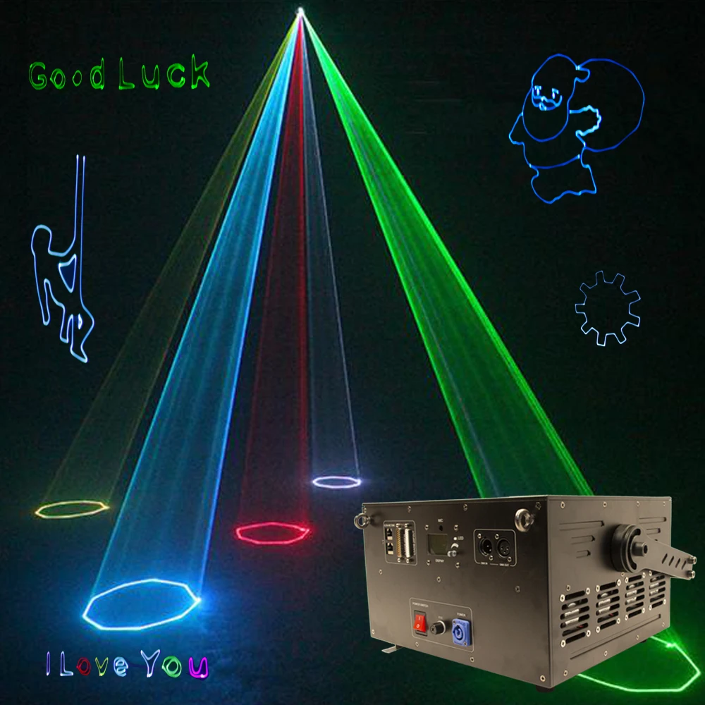 5w IP 33 Programmable Animation Laser Lights Stage Lighting Effects for Disco