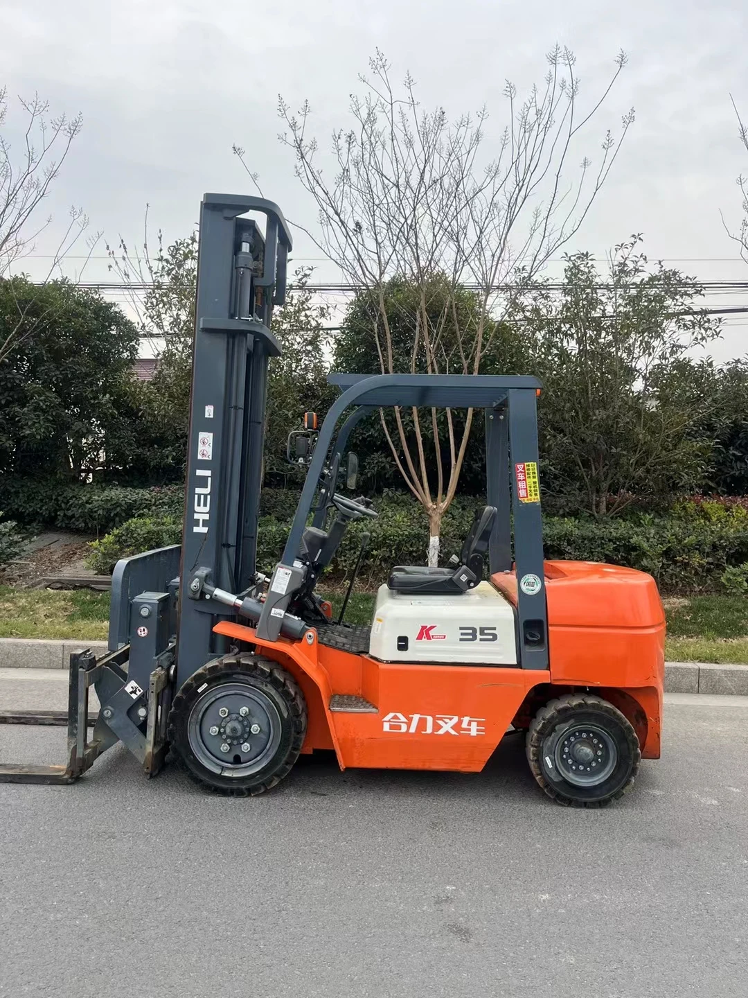 Used Heli CPC K35 forklift selling 3.5 tons forklift in good condition