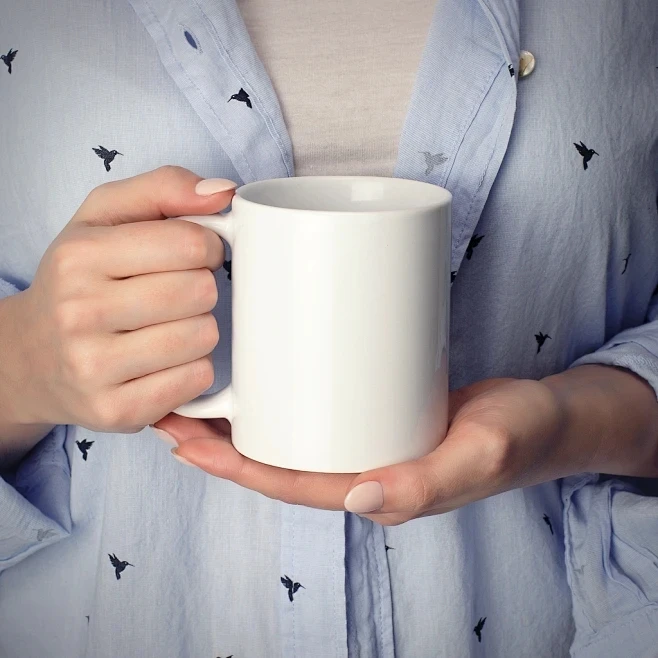 11oz Sublimation White Blank Mug with Sublimation Coating Blank Mug including individual box